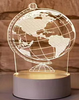 LW-A07 светильник ночник на подставке "глобус" (от батареек, от usb с пультом) (HY-40530-178加急-3-60)