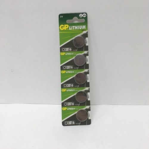 GP2016 Батарейки таблетки GP Lithium 5 шт (wy-0317-114-1-2500)
