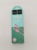  X2 32212   Провод 100см 2,4А Micro розовый    (912-5-1-90)