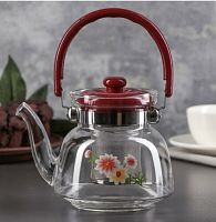 PM-79 MY-208D Чайник заварочный 1800ml из термостойкого стекла (1-24)