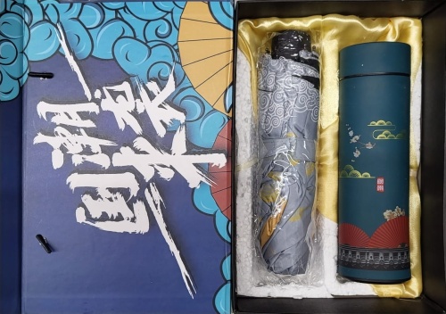 LPTZ-Подарочный набор 2 в1(Термос,зонтик)