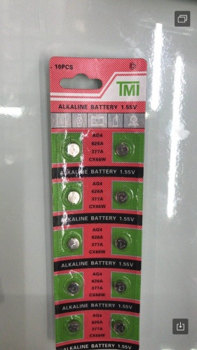 AG4 Батарейки таблетки TMI алкалиновые 10шт (wy-0317-114-2-5000) фото 2