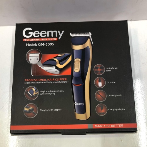 GM6005 Машинка для стрижки Geemy с насадками (HY-41101-2-2-40) фото 2