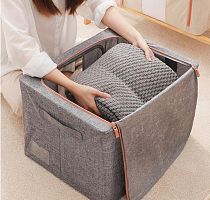 YR-7 Ящик для хранения  белья 60*40*36 цвет ассорт. (HY-40814-2-20)