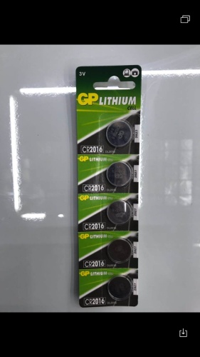 GP2016 Батарейки таблетки GP Lithium 5 шт (wy-0317-114-1-2500) фото 5