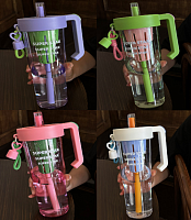 JGJ-1 кружка с трубочкой 1300мл (HY-50403-13-13-23)