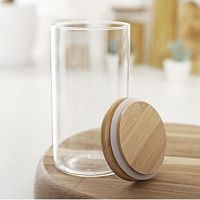 Y1585-750 Банка для сыпучих продуктов,стекло 750ml 15*8,5см  (HY-40120-61-4-5-90)
