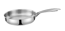 HR-104-2 СКОВОРОДКА ИЗ НЕРЖАВЕЮЩЕЙ СТАЛИ 28*6СМ*3,7Л  HAUS ROLAND (HY-50403-5F-5-6)